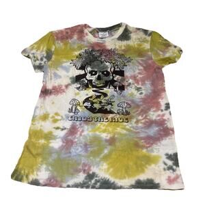 Empyre shirt womens M tiedie punk rock Emo gothic rockroll freedom skull hippie